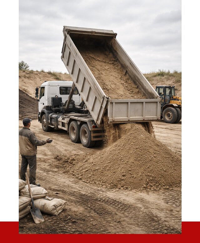 Доставка самосвалом 20 кубов в Новокуйбышевске от 7682 р. | ПРОНЕРУДНвб