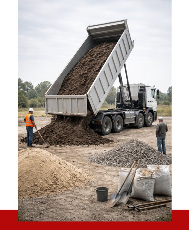 Доставка самосвалом 30 кубов в Новокуйбышевске от 8706 р. | ПРОНЕРУДНвб