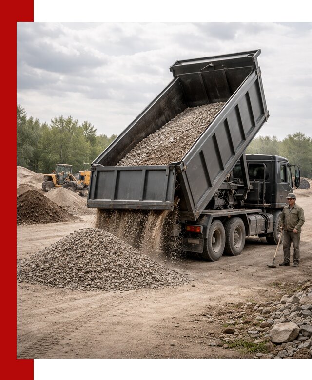 Доставка самосвалом 30 м3 по выгодным ценам в Новокуйбышевске