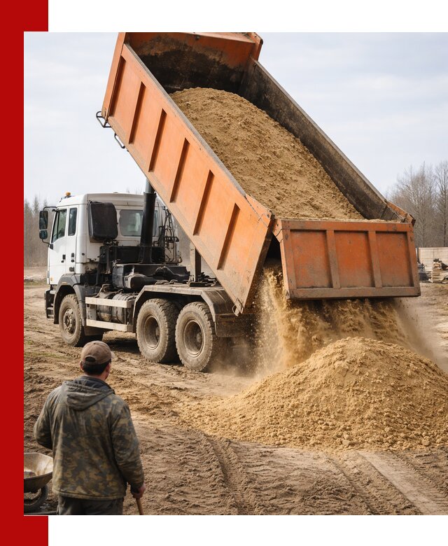 Аренда самосвала 20 тонн для перевозки грузов в Новокуйбышевске