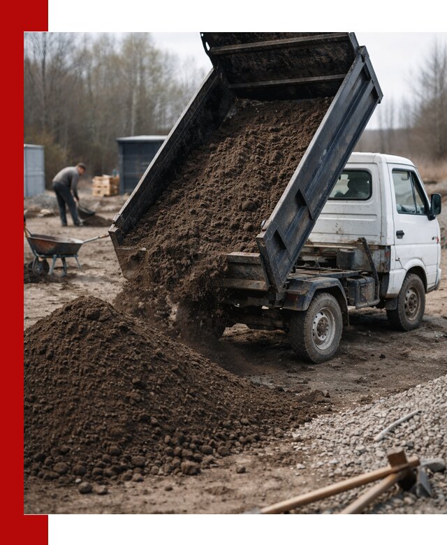 Аренда минисамосвала в Новокуйбышевске для доставки сыпучих материалов