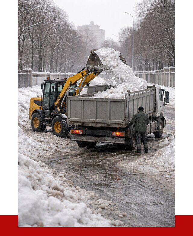 Вывоз снега с погрузкой в Новокуйбышевске от 3585 р. ПРОНЕРУДНвб