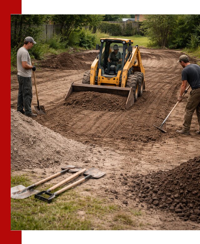 Планировка участка грунтом с вывозом и доставкой в Новокуйбышевске
